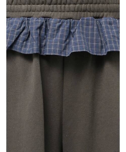 EMODA（エモダ）の「ウエストフリルスウェットパンツ（スウェットパンツ・レディース・グレー/ブラック/ライトグレー・FREE）」の4枚目の写真