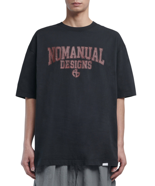 NOMANUAL(NOMANUAL)の「A.L T-SHIRT - WASHED BLACK(Tシャツ/カットソー・メンズ・その他・L/M/S/XL)」の2枚目の写真