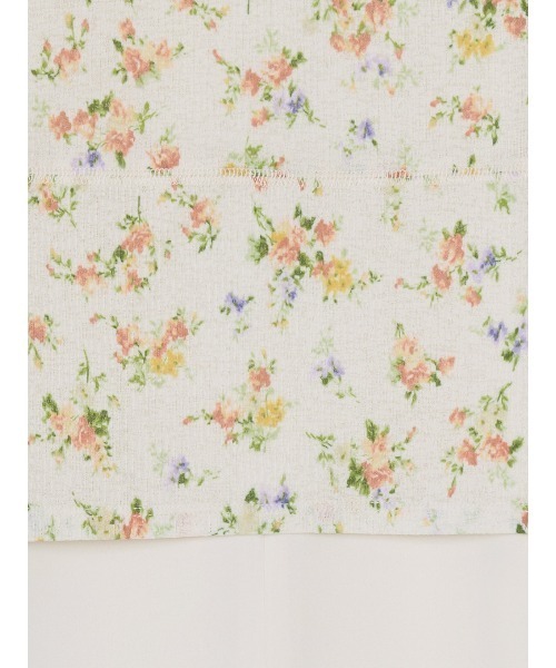 Ameri(アメリ)の「SHEER RIB CARDIGAN WITH STRAIGHT DRESS(ワンピース・レディース・アイボリー/ブラック・SMALL/MEDIUM)」の4枚目の写真