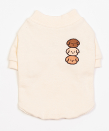 HIWITH（ハイウィーズ）の「ポソンイペット スウェット_クリーム（ペットウェア）」