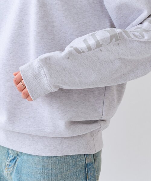 RIVE DROITE(リヴドロワ)の「【MONN.:.(モン)】ロゴスウェット(スウェット・レディース・ライトグレー・FREE)」の14枚目の写真