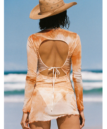 SURFEA（サーフィー）の「AURORA DRESS_ORANGE（ワンピース）」