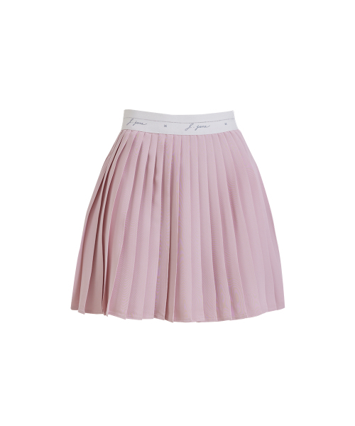 J.JANE(ジェイジェーン)の「アンバランスシフォンプリーツスカート (ピンク)(スカート・レディース・ピンク・S/M/XS)」の2枚目の写真