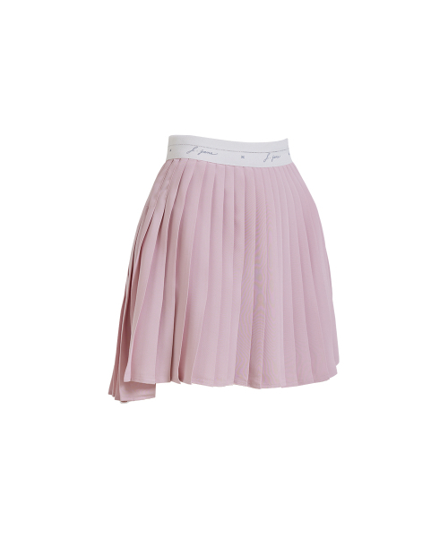 J.JANE(ジェイジェーン)の「アンバランスシフォンプリーツスカート (ピンク)(スカート・レディース・ピンク・S/M/XS)」の3枚目の写真
