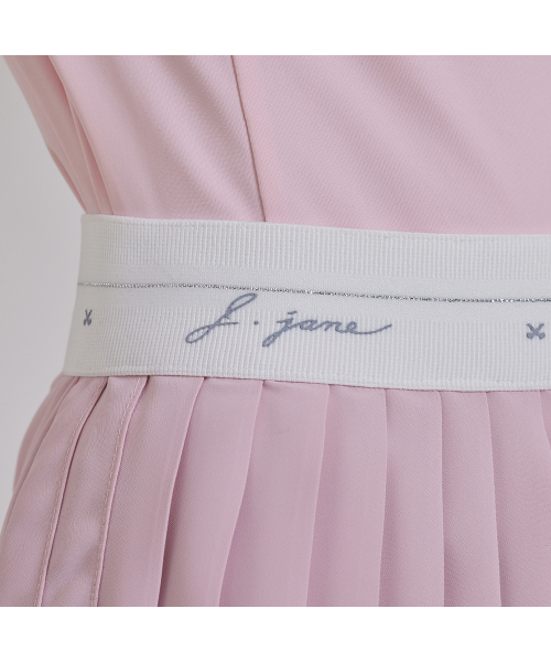 J.JANE(ジェイジェーン)の「アンバランスシフォンプリーツスカート (ピンク)(スカート・レディース・ピンク・S/M/XS)」の4枚目の写真