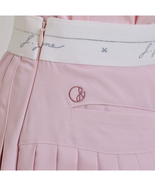 J.JANE(ジェイジェーン)の「アンバランスシフォンプリーツスカート (ピンク)(スカート・レディース・ピンク・S/M/XS)」の5枚目の写真
