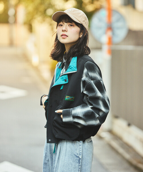 FREAK'S STORE(フリークスストア)の「Foxfire × FREAK'S STORE/フォックスファイヤー 別注 New Destination Vest Women's/ニュー デスティネーション ベスト(ベスト・レディース・ナチュラル/ピンク/ブラック・フリ-)」の13枚目の写真