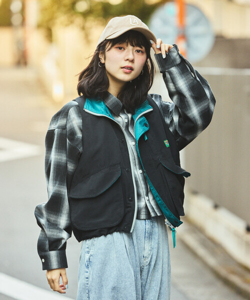 FREAK'S STORE(フリークスストア)の「Foxfire × FREAK'S STORE/フォックスファイヤー 別注 New Destination Vest Women's/ニュー デスティネーション ベスト(ベスト・レディース・ナチュラル/ピンク/ブラック・フリ-)」の15枚目の写真