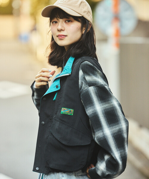 FREAK'S STORE(フリークスストア)の「Foxfire × FREAK'S STORE/フォックスファイヤー 別注 New Destination Vest Women's/ニュー デスティネーション ベスト(ベスト・レディース・ナチュラル/ピンク/ブラック・フリ-)」の19枚目の写真