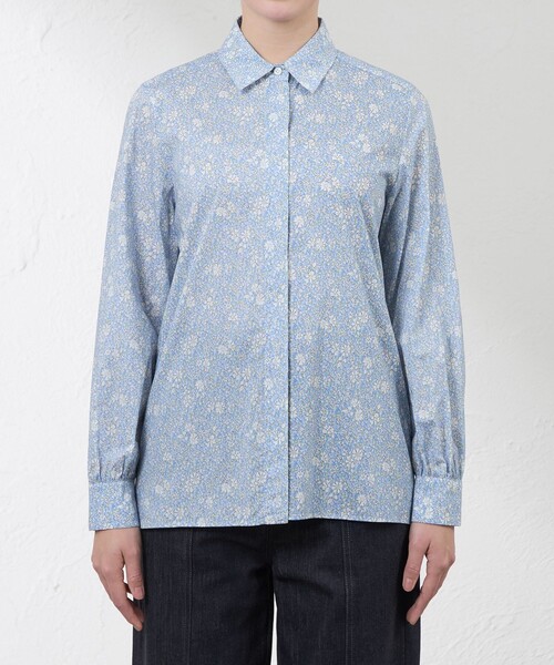 amaca(アマカ)の「【LIBERTY】Capel Pepper タナローンブラウス(シャツ/ブラウス・レディース・ブルー系その他4・38/40)」の3枚目の写真