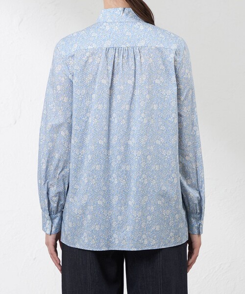 amaca(アマカ)の「【LIBERTY】Capel Pepper タナローンブラウス(シャツ/ブラウス・レディース・ブルー系その他4・38/40)」の5枚目の写真