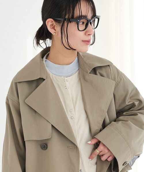 CRAFT STANDARD BOUTIQUE（クラフトスタンダードブティック）の「シアーメッシュロングスリーブインナー（Tシャツ/カットソー・レディース・ライトブルー/ダークグレー/ライトイエロー・FREE）」の11枚目の写真