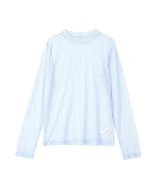 CRAFT STANDARD BOUTIQUE（クラフトスタンダードブティック）の「シアーメッシュロングスリーブインナー（Tシャツ/カットソー・レディース・ライトブルー/ダークグレー/ライトイエロー・FREE）」の18枚目の写真