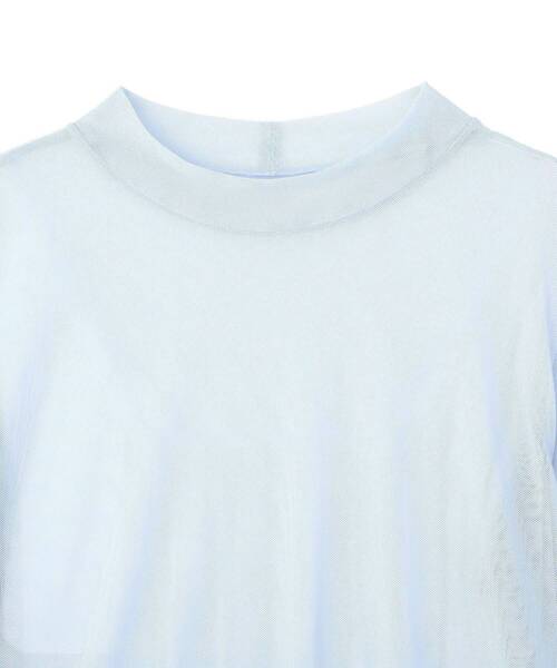 CRAFT STANDARD BOUTIQUE（クラフトスタンダードブティック）の「シアーメッシュロングスリーブインナー（Tシャツ/カットソー・レディース・ライトブルー/ダークグレー/ライトイエロー・FREE）」の20枚目の写真