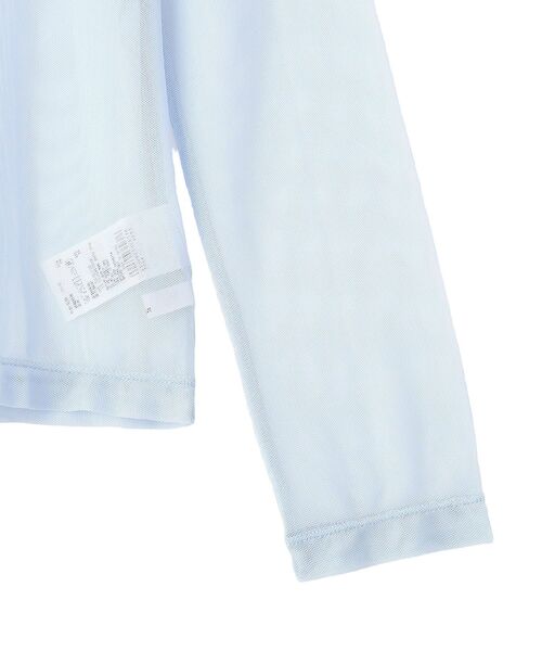 CRAFT STANDARD BOUTIQUE（クラフトスタンダードブティック）の「シアーメッシュロングスリーブインナー（Tシャツ/カットソー・レディース・ライトブルー/ダークグレー/ライトイエロー・FREE）」の21枚目の写真