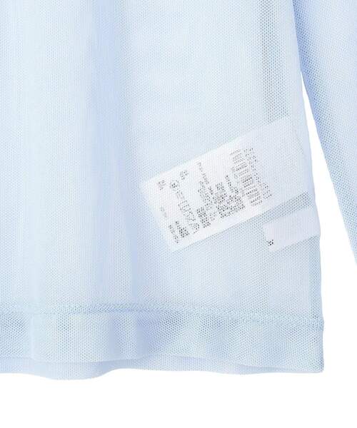 CRAFT STANDARD BOUTIQUE（クラフトスタンダードブティック）の「シアーメッシュロングスリーブインナー（Tシャツ/カットソー・レディース・ライトブルー/ダークグレー/ライトイエロー・FREE）」の22枚目の写真