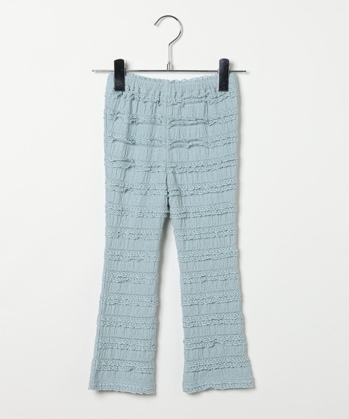 LEPSIM(レプシィム)の「【KIDS】カットレースフレアパンツ 639555(その他パンツ・キッズ・ライトブルー/ブラック・120/140/130)」の4枚目の写真