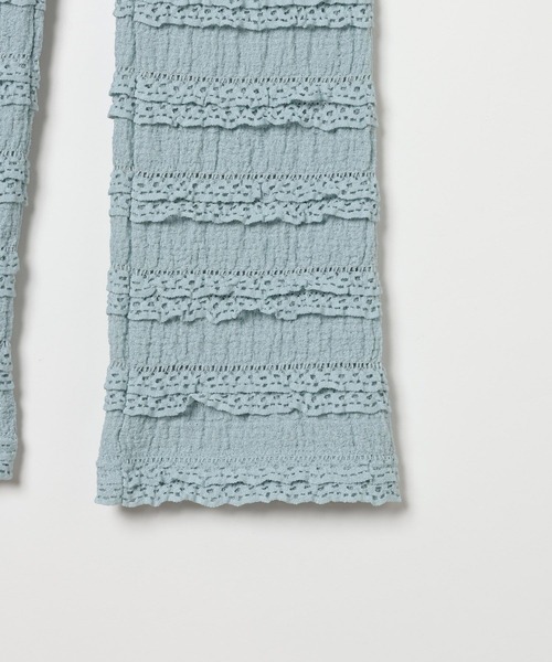 LEPSIM(レプシィム)の「【KIDS】カットレースフレアパンツ 639555(その他パンツ・キッズ・ライトブルー/ブラック・120/140/130)」の6枚目の写真