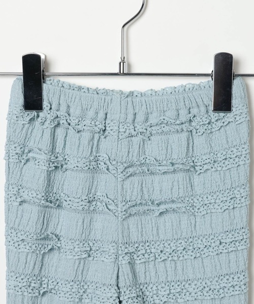 LEPSIM(レプシィム)の「【KIDS】カットレースフレアパンツ 639555(その他パンツ・キッズ・ライトブルー/ブラック・120/140/130)」の7枚目の写真