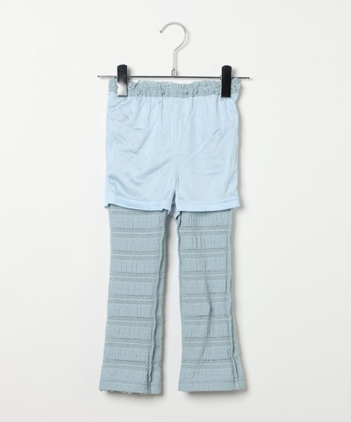 LEPSIM(レプシィム)の「【KIDS】カットレースフレアパンツ 639555(その他パンツ・キッズ・ライトブルー/ブラック・120/140/130)」の8枚目の写真