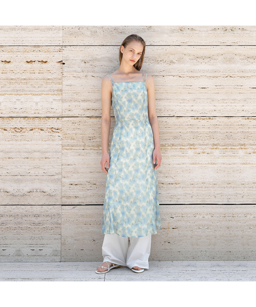 ELLIE SLEEVELESS PRINT DRESS(OP-6293)