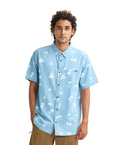 BILLABONG(ビラボン)の「BILLABONG メンズ SUNDAYS MINI SS 半袖シャツ 【2026年春夏モデル】(シャツ/ブラウス・メンズ・グレー系その他/ライトブルー/パープル系その他・LARGE/MEDIUM/X-LARGE)」の2枚目の写真