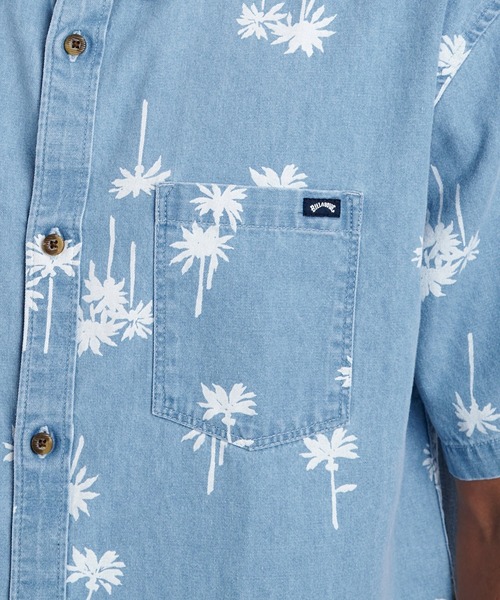 BILLABONG(ビラボン)の「BILLABONG メンズ SUNDAYS MINI SS 半袖シャツ 【2026年春夏モデル】(シャツ/ブラウス・メンズ・グレー系その他/ライトブルー/パープル系その他・LARGE/MEDIUM/X-LARGE)」の8枚目の写真