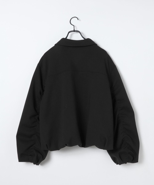 JEANASIS（ジーナシス）の「ダンボールバルーンブルゾン/645450（ブルゾン・レディース・グレー/ブラック/アイボリー・FREE）」の5枚目の写真