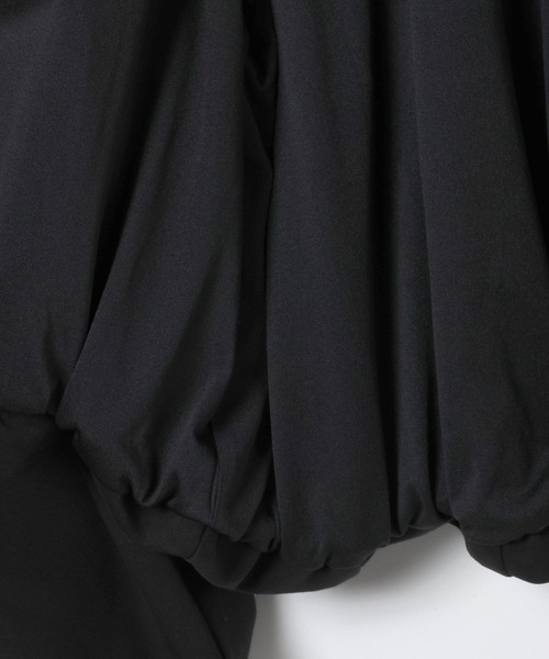 JEANASIS（ジーナシス）の「ダンボールバルーンブルゾン/645450（ブルゾン・レディース・グレー/ブラック/アイボリー・FREE）」の15枚目の写真