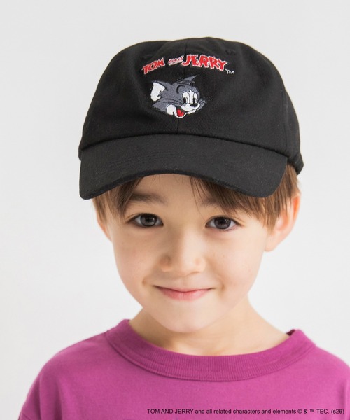 BRANSHES(ブランシェス)の「【トムとジェリー】刺繍キャップ(キャップ・キッズ・ベージュ/ブラック・L/M)」の2枚目の写真