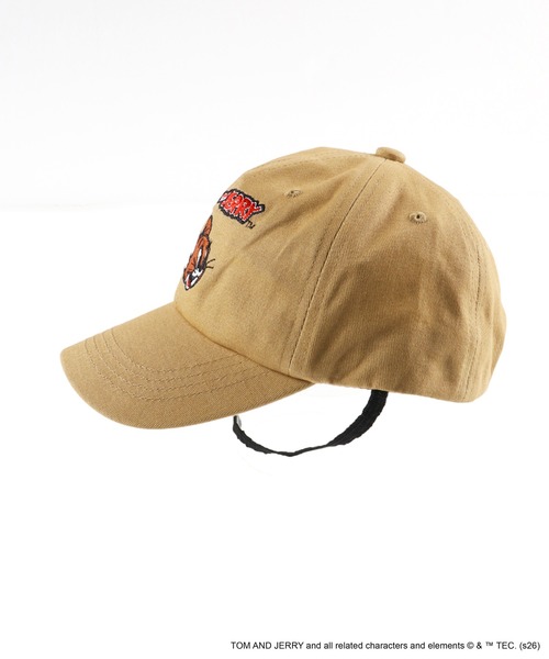BRANSHES(ブランシェス)の「【トムとジェリー】刺繍キャップ(キャップ・キッズ・ベージュ/ブラック・L/M)」の8枚目の写真