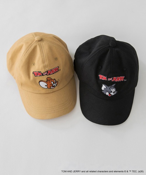 BRANSHES(ブランシェス)の「【トムとジェリー】刺繍キャップ(キャップ・キッズ・ベージュ/ブラック・L/M)」の6枚目の写真