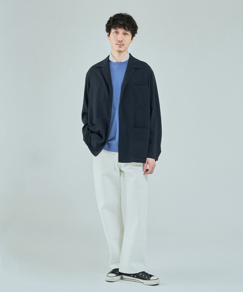 EDIFICE（エディフィス）の「ウール サッカーブルゾン（その他アウター・メンズ・ダークブルー/ブラック系その他・SMALL/MEDIUM/LARGE）」の4枚目の写真