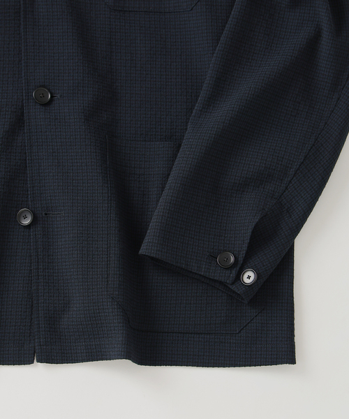 EDIFICE（エディフィス）の「ウール サッカーブルゾン（その他アウター・メンズ・ダークブルー/ブラック系その他・SMALL/MEDIUM/LARGE）」の13枚目の写真