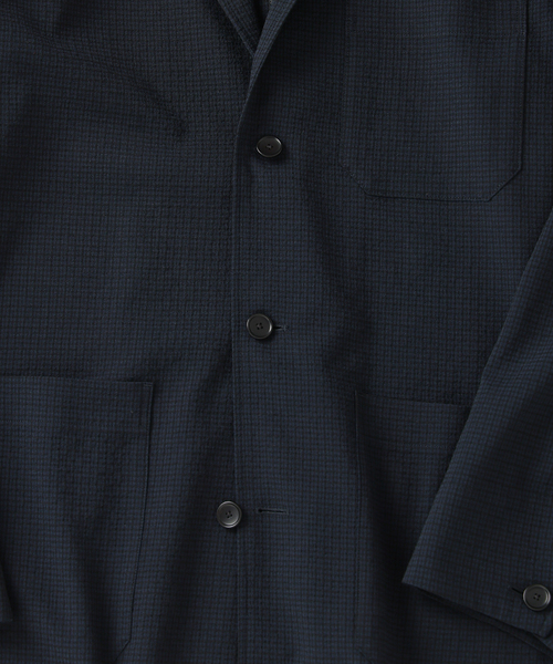 EDIFICE（エディフィス）の「ウール サッカーブルゾン（その他アウター・メンズ・ダークブルー/ブラック系その他・SMALL/MEDIUM/LARGE）」の14枚目の写真