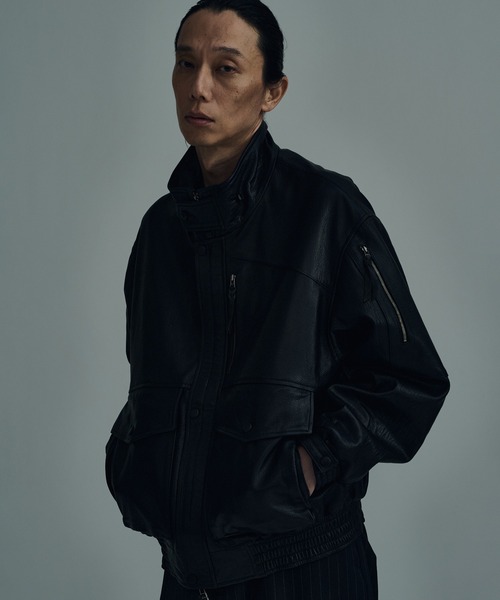 CCU (シーシーユー)の「BOMBER JACKET GOAT(ブルゾン・メンズ・ブラック・2)」の2枚目の写真