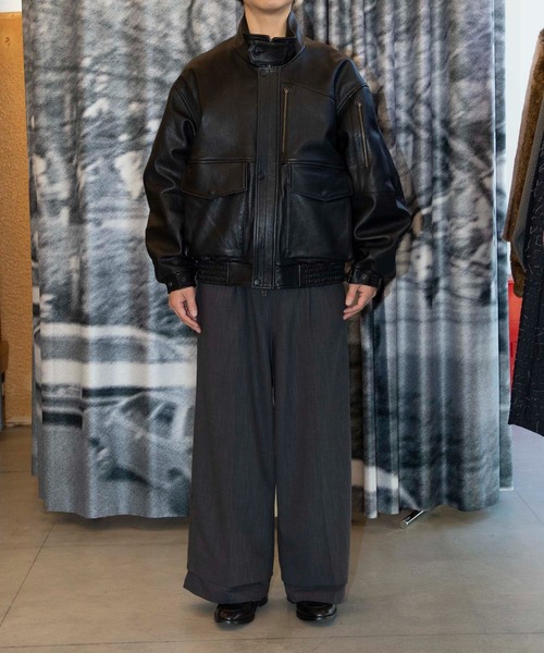 CCU (シーシーユー)の「BOMBER JACKET GOAT(ブルゾン・メンズ・ブラック・2)」の5枚目の写真