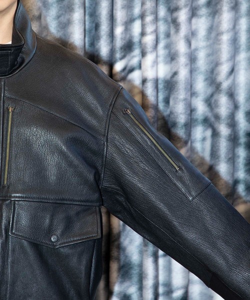 CCU (シーシーユー)の「BOMBER JACKET GOAT(ブルゾン・メンズ・ブラック・2)」の9枚目の写真