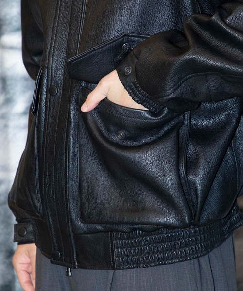 CCU (シーシーユー)の「BOMBER JACKET GOAT(ブルゾン・メンズ・ブラック・2)」の13枚目の写真