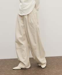 ADAM ET ROPE' | コットンリネンカーヴィーパンツ(その他パンツ)