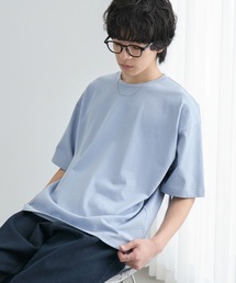 【COOL EASY COMFORTシリーズ】接触冷感 クールベーシック オーバーサイズ クルーネック 半袖Tシャツ / UVカット