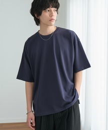 【COOL EASY COMFORTシリーズ】接触冷感 クールベーシック オーバーサイズ クルーネック 半袖Tシャツ / UVカット