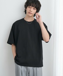 【COOL EASY COMFORTシリーズ】接触冷感 クールベーシック オーバーサイズ クルーネック 半袖Tシャツ / UVカット
