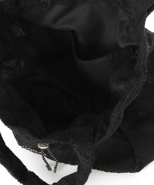 niko and...(ニコアンド)の「【A4サイズ収納可能】レーストートバッグ(トートバッグ・レディース・その他1/イエロー/ナチュラル/ブラック・0)」の15枚目の写真