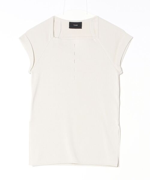 Demi-Luxe BEAMS(デミルクス ビームス)の「TAN アイレットニット N/S(ニット/セーター・レディース・ブラック系その他/ブラック・ONE SIZE)」の1枚目の写真