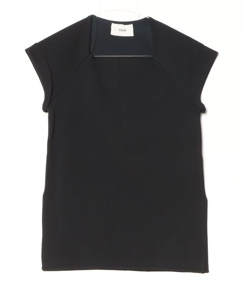 Demi-Luxe BEAMS(デミルクス ビームス)の「TAN アイレットニット N/S(ニット/セーター・レディース・ブラック系その他/ブラック・ONE SIZE)」の2枚目の写真