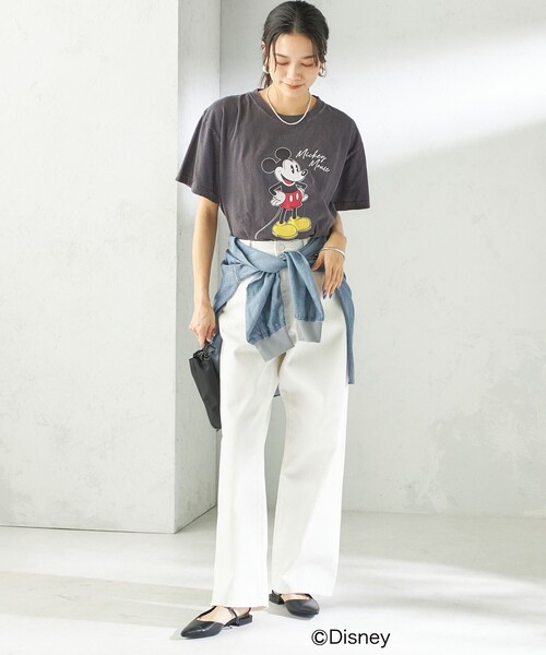 SHIPS(シップス)の「NINE CASE:〈洗濯機可能〉デニム パンツ(デニムパンツ・レディース・ブルー/ホワイト・LARGE/MEDIUM/SMALL)」の3枚目の写真