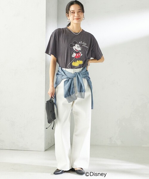 SHIPS（シップス）の「NINE CASE:〈洗濯機可能〉デニム パンツ（デニムパンツ・レディース・ブルー/ホワイト・LARGE/MEDIUM/SMALL）」の4枚目の写真