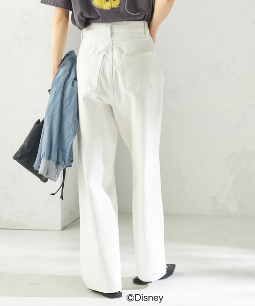 SHIPS（シップス）の「NINE CASE:〈洗濯機可能〉デニム パンツ（デニムパンツ・レディース・ブルー/ホワイト・LARGE/MEDIUM/SMALL）」の9枚目の写真