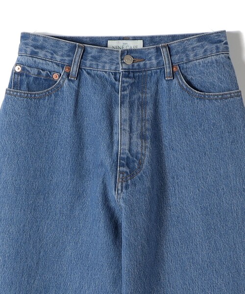 SHIPS（シップス）の「NINE CASE:〈洗濯機可能〉デニム パンツ（デニムパンツ・レディース・ブルー/ホワイト・LARGE/MEDIUM/SMALL）」の22枚目の写真